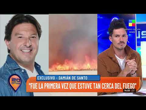 Damián De Santo: Los animales se quedan quietos y se queman