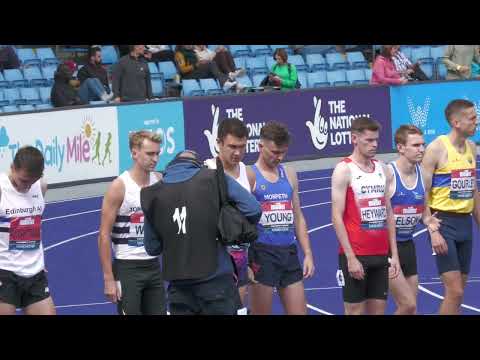 1500m men final British Championships 25th June 2022