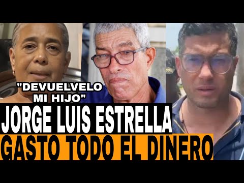 ¡DIOS MIO! MADRE DE JORGE LUIS ESTRELLA REBUSCA EN SU CASA EL DINER0 DEL BANCO POPULAR ESPOS0 SABE