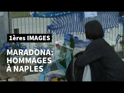 Naples rend hommage à Maradona devant le stade San Paolo | AFP Images