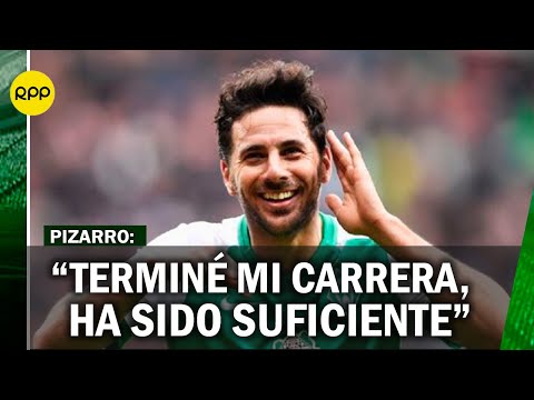 Claudio Pizarro anunció que no irá a Alianza Lima: Terminé mi carrera, ha sido suficiente