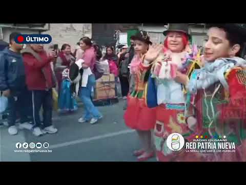 La Paz también celebra el carnaval con entusiasmo, alegría y juventud