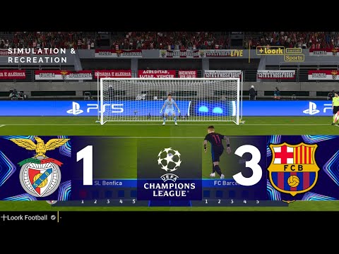 LIVE : Benfica vs Barcelona | Champions League 2024/25 | Ucl Live Stream | Full Match Streaming