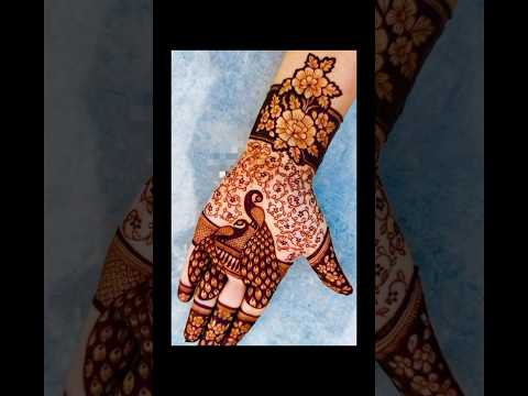 wait for end❤️🔥||Royal peacock 🦚 mehndi part-2 ||#mehndi #viralshorts #ytshorts #youtubefeed #henna