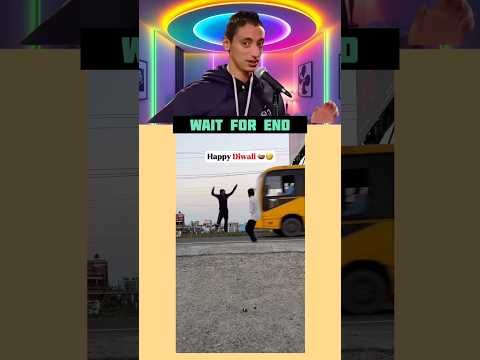 Happy Diwali // Wait for end // CAR acsidin // #funny #comedy #trending #funnymoment #shorts