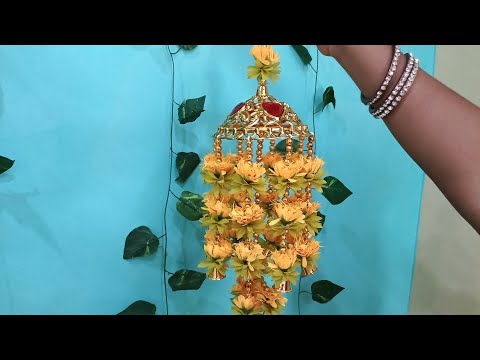 ✨ घर की सजावट का नया ट्रेंड | पीले फूलों से बना ये हैंगिंग सबको भा जाएगा 🌼 | DIY Home Decor Idea