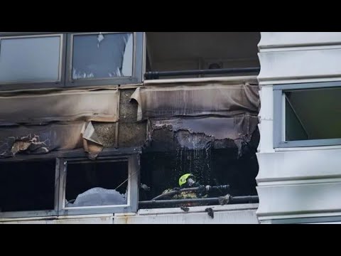 Hochhaus brennt: Zwei Menschen sind bei Feueralarm in Berlin ums Leben gekommen, Berlin Feueralarm