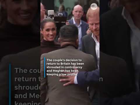 Harry and Meghan make first joint appearance <strong>since</strong> returning to UK