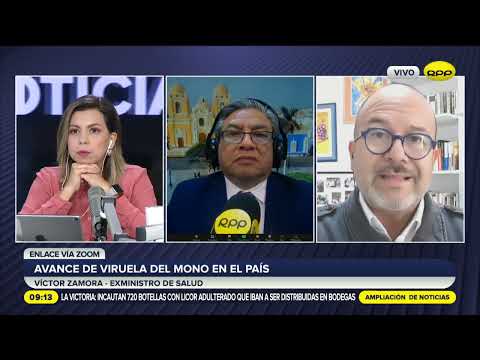 Víctor Zamora comenta sobre el avance de la viruela del mono en el país