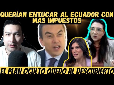 TERRIBLE El plan secreto de NOBOA quedo al DESCUBIERTO más impuesto al ECUADOR menos a las BANCAS