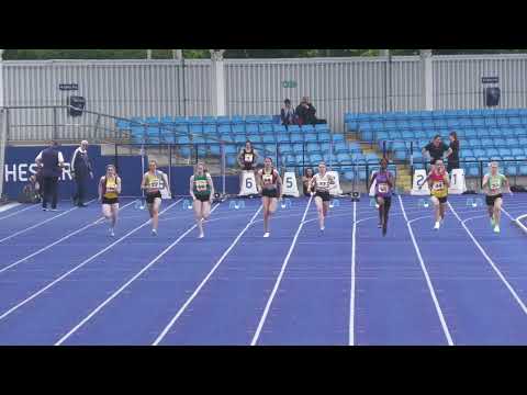 100m women B string National Athletics League at Sports City Manchester 4th June 2022