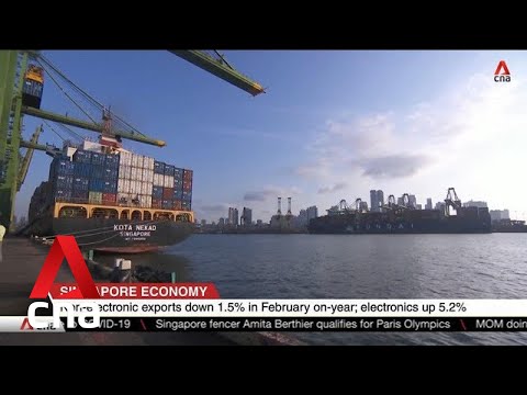 Singapore's key exports fall 0.1% on-year in February