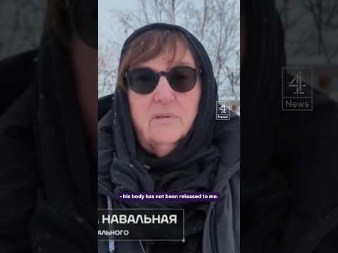 Navalny's mother tells Putin: ‘Release my son’s body’