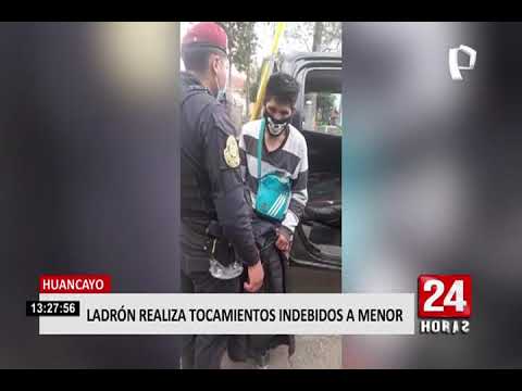 Huancayo: ladrón realiza tocamientos indebidos a menor