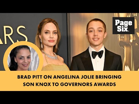 Brad Pitt on Angelina Jolie bringing son Knox to Governors Awards