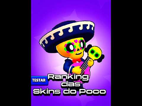 Ranqueando Skins do Poco-do pior ao melhor 🔥 #brawlstars