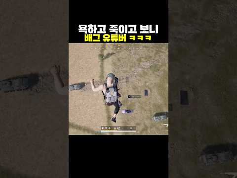 욕하고 죽이고 보니 배그 유튜버ㅋㅋㅋ