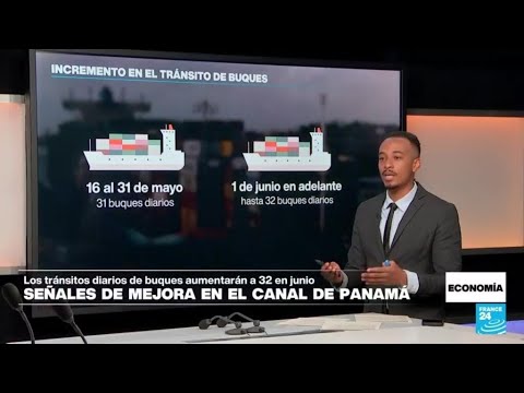 Canal de Panamá eleva de 27 a 31 el tránsito diario de buques tras mejoría en el nivel de agua