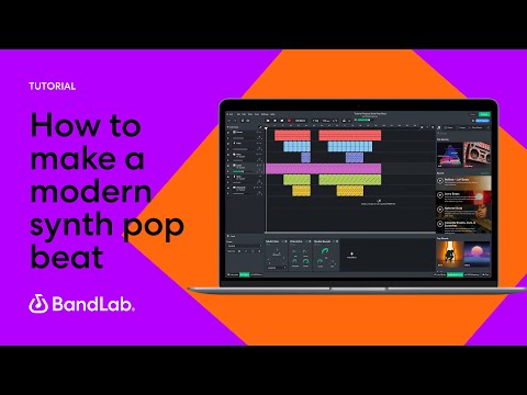 How to make a modern synth-pop beat using BandLab's free web Mix Editor (BandLab Tutorial)