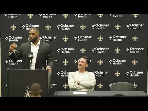 Craig Robertson Retirement Press Conference | New Orleans Saints video clip