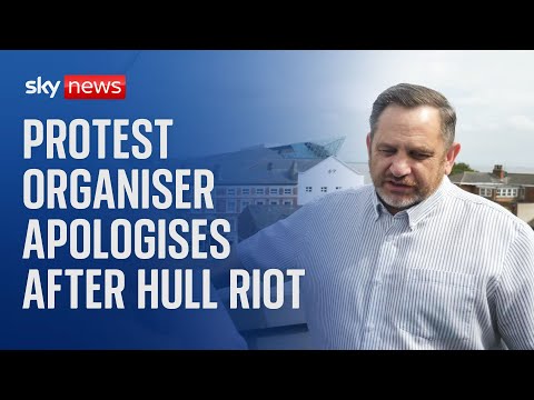 Hull protest organiser apologises to mosque worshipper after demo led to far-right riot