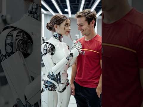 Jealousy at the Robotics Expo in the USA #AIrobot #HumanoidRobot