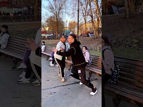 Tried to Impress Her…Her Boyfriend Went Crazy😂#kiryakolesnikov #stunt #flirting #dating #pickupline