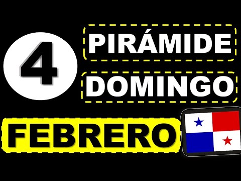 Pirámide de la Suerte Lotería de Panamá Para el Domingo 4 de Febrero 2024 Decenas de Suerte Para Hoy