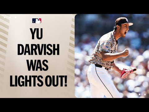 Yu Darvish strikes out 7 and SHUTS DOWN the Dodgers on Mothers Day! ダルビッシュ有の圧巻パフォーマンス