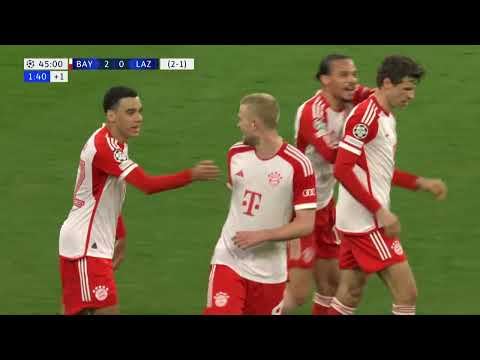Thomas Muller (45+2') Bayern Munich vs Lazio | UEFA Champions League RO16 Leg 2