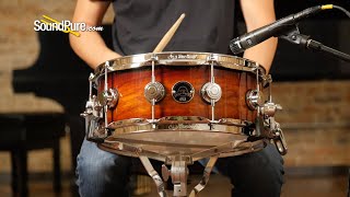 DW 5.5x14 Santa Monica Series Maple Snare Drum Padauk - Quick 'n' Dirty