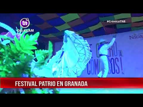 INTUR desarrolló “festival patrio” en plaza central de Granada - Nicaragua