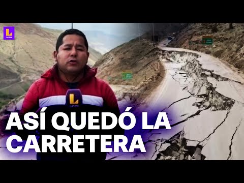Deslizamientos en Arequipa destruyen carretera y cultivos de vecinos de la zona