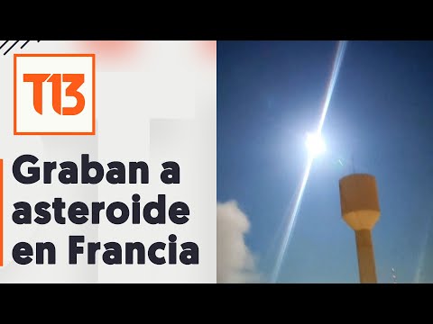 Captan asteroide desintegrándose sobre Francia