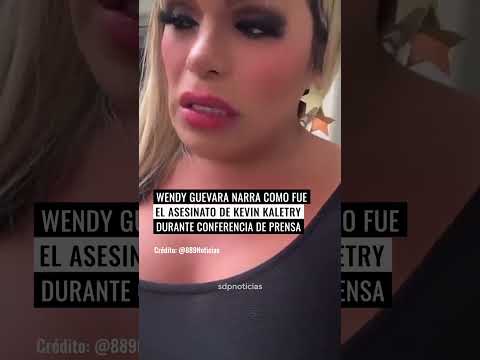 Wendy Guevara narra como fue el asesinato de Kevin Kaletry durante conferencia de prensa en CDMX