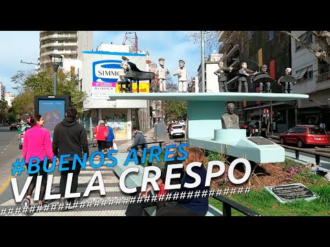 Recorriendo VILLA CRESPO Av. CORRIENTES I BUENOS AIRES I ARGENTINA I 4K Walking Tour VLOG