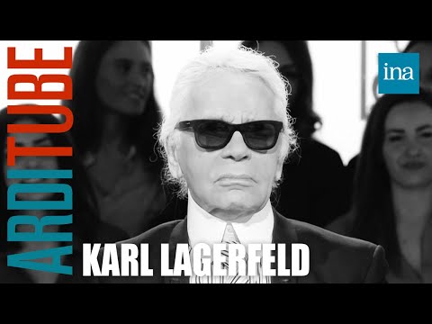 Karl Lagerfeld, un mercenaire de la mode chez Thierry Ardisson | INA Arditube