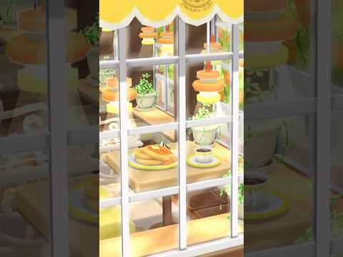 【ポケ森コンプリート】🥞エレフィンのパンケーキカフェ🫖＆🌼キンモクセイの香る部屋🍂 （ショートVer.） #Shorts #ポケ森 #コンプリート #acpc #秋 #パンケーキ #カフェ
