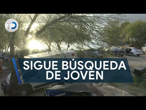 Sigue búsqueda de joven en la presa