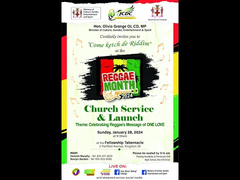 JISTV |Reggae Month 2024 Church Service and Launch