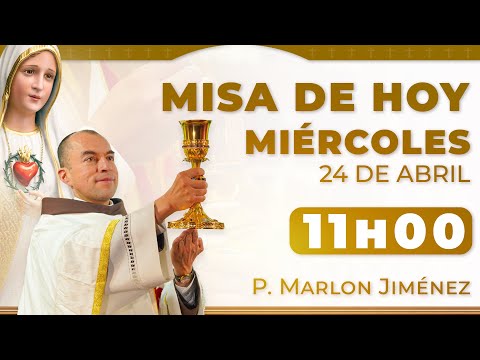 Misa de hoy 11:00 | Miércoles 24 de Abril #rosario #misa