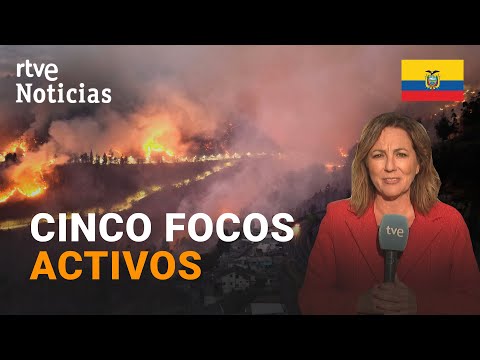 ECUADOR: QUITO lucha contra los INCENDIOS provocados por la PEOR SEQUÍA en 60 AÑOS | RTVE Noticias