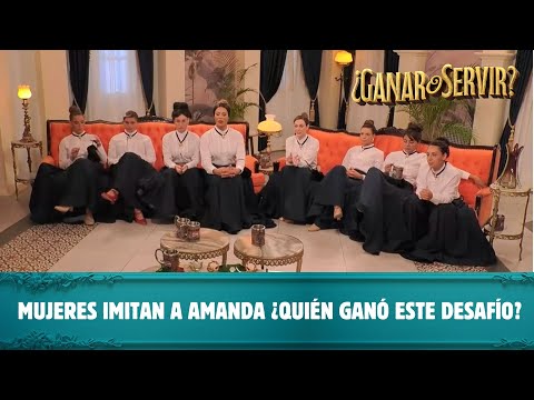 Mujeres imitan a Amanda ¿Quién ganó este desafío? | ¿Ganar o Servir? | Canal 13