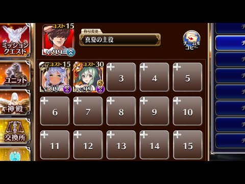 【千年戦争アイギス】悪霊の塔 第12層　イベント配布編成　115920pt