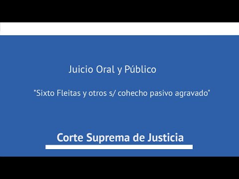 23-04-2024 Juicio Oral y Público Sixto Fleitas Sanabria y otros s/ cohecho pasivo agravado