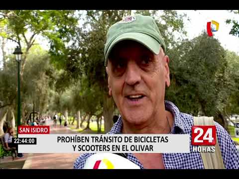 San Isidro: prohíben tránsito de bicicletas y scooters en El Olivar