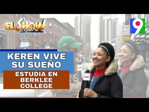 Keren vive su sueño de estudiar en Berklee College| El Show del Mediodía