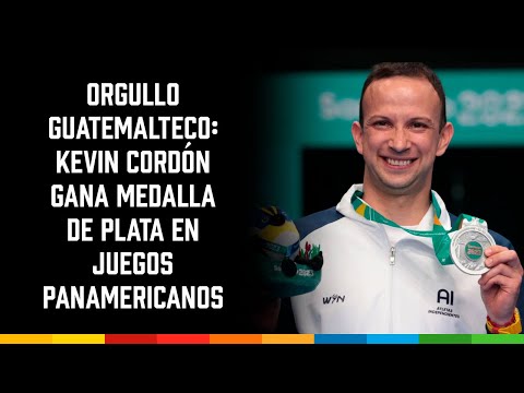 Orgullo guatemalteco: Kevin Cordón gana medalla de plata en Juegos Panamericanos