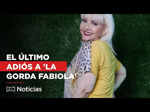 El último adiós a 'La Gorda Fabiola': familiares y amigos se despiden de la humorista