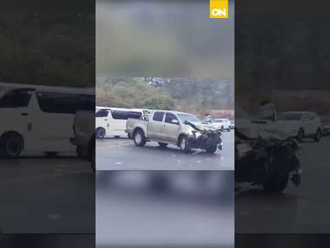Se registra fuerte accidente de transito en la carretera CA 5 a la altura de Taulabé, Comayagua